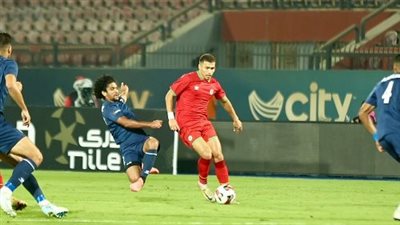 الدوري المصري الممتاز، مودرن سبورت يتقدم على إنبي 0/1 في الشوط الأول