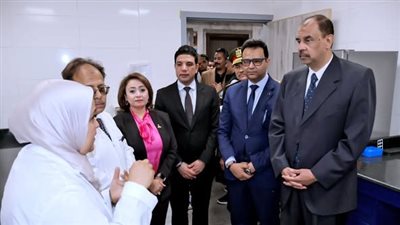 افتتاح مبنى المعامل والأشعة والعمليات بمستشفى سوهاج العام