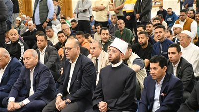 وزراء الأوقاف والعمل والشباب والرياضة ومحافظ القاهرة يشهدون صلاة الجمعة بمسجد العلي العظيم بألماظة