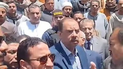 لحظة تدخل قوات الحراسة في مشاجرة نائب محافظ سوهاج والسكرتير العام (فيديو)