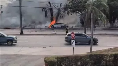 إعلام أمريكي: تحطم طائرة فوق منطقة سكنية بولاية تينيسي