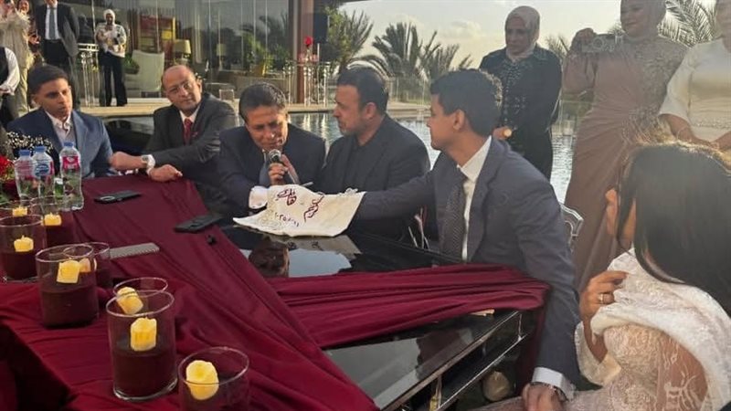 عقد قران شقيق أحمد