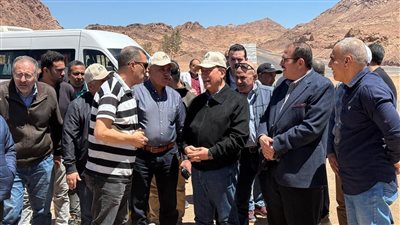 رئيس الجهاز المركزي للتعمير يتفقد مشروع 