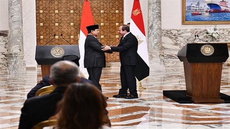 السيسي ونظيره الإندونيسي