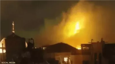 حريق هائل يلتهم شقة سكنية في شبرا مصر 