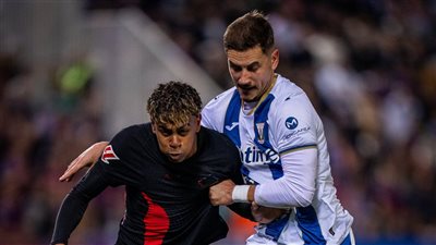 الدوري الإسباني، برشلونة يتعادل سلبيا مع ليجانيس في الشوط الأول