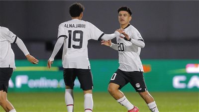 شاهد، ثنائية منتخب مصر في أنجولا بمباراة التأهل لمونديال الناشئين