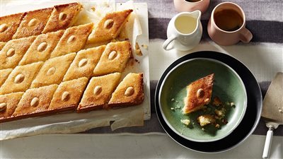 زي الجاهزة، طريقة عمل البسبوسة في البيت