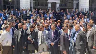 وقفة احتجاجية لنقابة محامي الإسكندرية لرفض رسوم الاستئناف (صور)