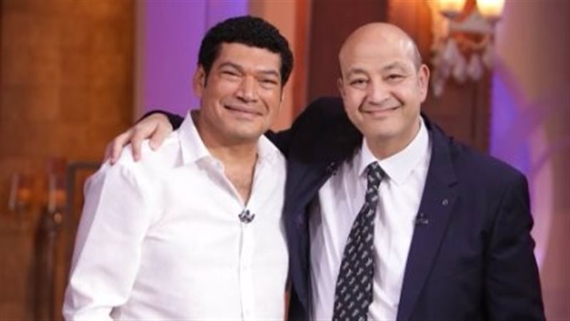 عمرو أديب وباسم سمرة،