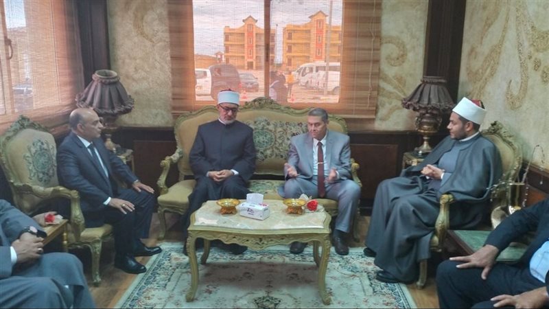  مفتي الجمهورية يصل
