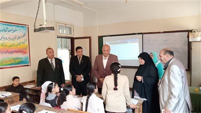 وكيل تعليم الدقهلية يتابع انتظام الدراسة بإدارة أجا