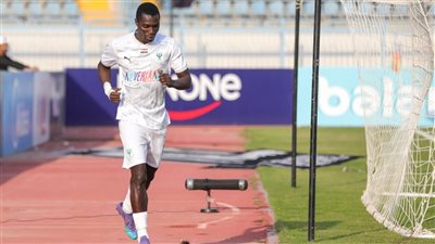 بابا بادجي يحصد جائزة رجل مباراة المصري وبتروجيت