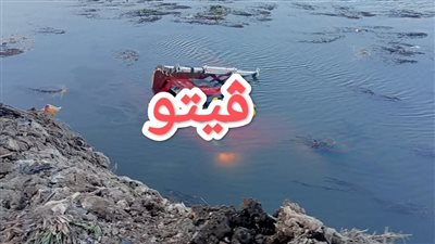 انقلاب سيارة ربع نقل بترعة الملاحة في طنطا والأهالي يتدخلون لإنقاذ الموقف