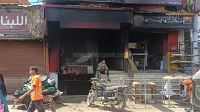 المعمل الجنائي يعاين حريق محل بالهرم والنيابة تستمع لأقوال مالكه
