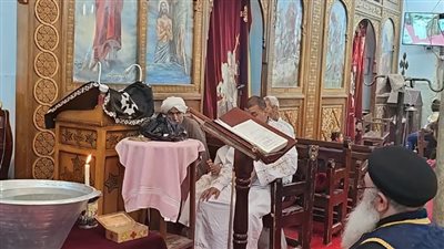 بدء صلوات التجنيز بكنيسة القليمنا في قنا (فيديو وصور)