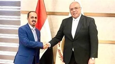 رئيس شركة نايل سات يبحث مع وزير الإعلام اليمني سبل تعزيز التعاون