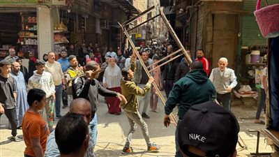 حملة مكبرة لإزالة الإشغالات والتعديات بشارع سالم خيزة بمدينة الأمل في الجيزة