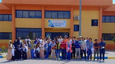 وفد من الطلاب الروانديين في زيارة لمحطة المياه بمدينة المستقبل في الإسماعيلية 