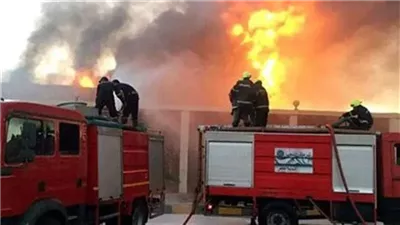 2 مليون جنيه خسائر حريق ورشة ملابس في السلام