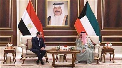 السيسي وولي عهد الكويت يؤكدان ضرورة الوقف الفوري لإطلاق النار وإعادة إعمار غزة 