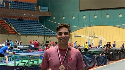تنس الطاولة، عمر إيهاب يحصد ذهبية بطولة الجمهورية للناشئين
