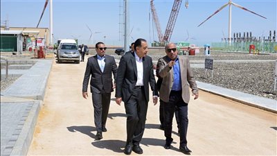 رئيس الوزراء يتفقد مزرعة توليد الكهرباء بقدرة 650 ميجاوات (صور) 
