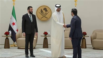 الشرع والسيباني يصلان قطر ويلتقيان بالشيخ تميم 
