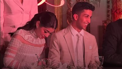 أحمد زاهر يحتفل بزفاف ابنته 