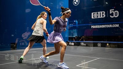 بطولة الجونة للإسكواش، نوران جوهر تصعد لنصف النهائي 