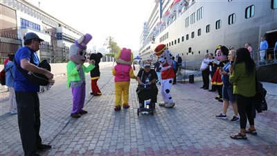 ميناء الإسكندرية يستقبل السفينة السياحية MS Zuiderdam