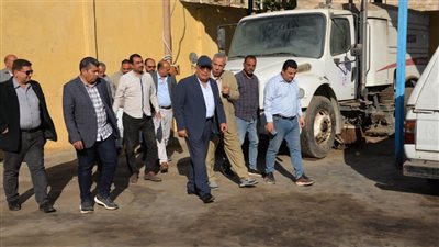 زيارة مفاجئة من محافظ الدقهلية لجراج غرب المنصورة 