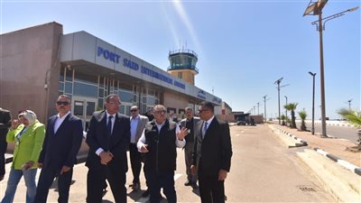 اللجنة العليا للتفتيش الأمني والبيئي تتفقد مطار بورسعيد