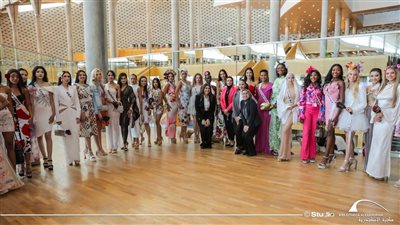 مكتبة الإسكندرية تستقبل ملكات جمال السياحة والبيئة (صور)