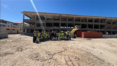 عبر الفيديو كونفرانس، أشرف صبحي يتابع أعمال تطوير المدينة الشبابية برأس البر