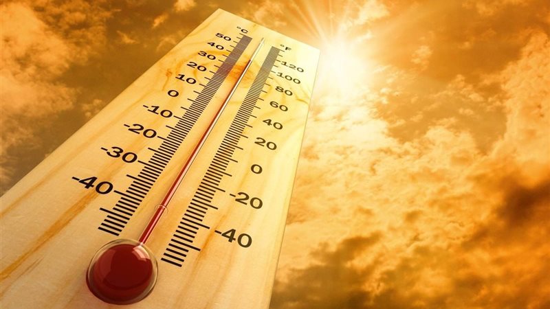 درجات الحرارة اليوم،