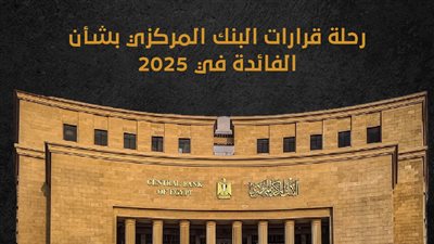 رحلة قرارات البنك المركزي بشأن الفائدة في 2025 (إنفوجراف)