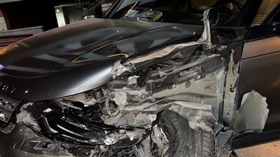 استعجال تقرير المرور في واقعة اصطدام بلدوزر بسيارة بطلة مسلسل سيد الناس