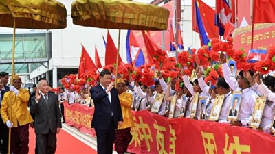 جولة توحيد الأمة الآسيوية، الرئيس الصيني يبحث تعزيز التعاون في كمبوديا