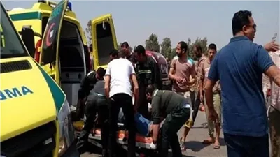 إصابة شخص صدمته سيارة أثناء عبوره الطريق بعين شمس