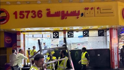 حملات مكثفة لغلق محلات كنافة وبسبوسة في الجيزة لأسباب تتعلق بالسلامة والصحة 