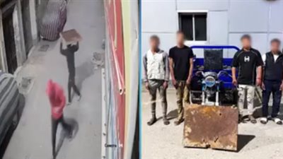 الداخلية تلقي القبض على 4 متهمين بسرقة غطاء بالوعة بأسيوط (فيديو)