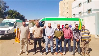 الكشف على 1956 مريضا خلال قافلة طبية بصان الحجر في الشرقية