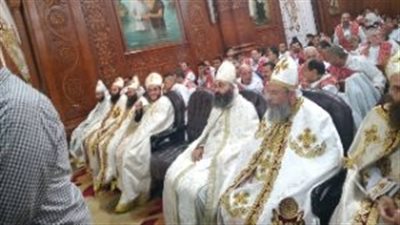 محافظ الفيوم يحضر قداس عيد الميلاد بكنيسة ماري جرجس 