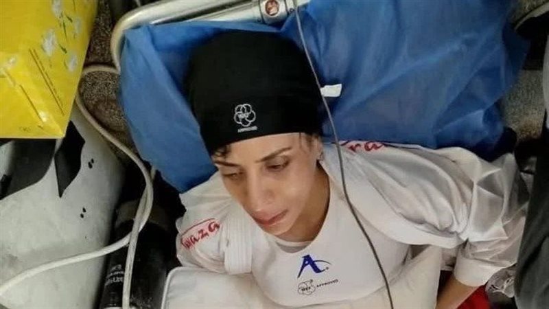 فريال أشرف بعد إصابتها