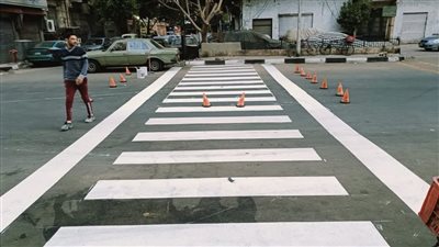 مديرية الطرق بالقاهرة تنتهي من رصف شارع روض الفرج 