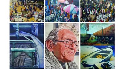 الفنون التشكيلية تفتتح معرض الفنان جمال مخيمر بمتحف أحمد شوقي الأربعاء