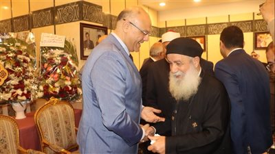 محافظ القليوبية: نعتز بالمواقف الوطنية الراسخة للكنيسة المصرية