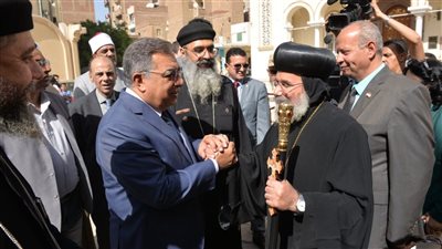 محافظ الدقهلية من مطرانية ميت غمر: المشهد الذي يجمعنا اليوم بتفاصيله أصدق من أي كلمات