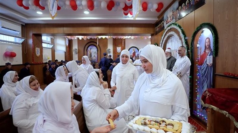 قداس وأجواء احتفالية